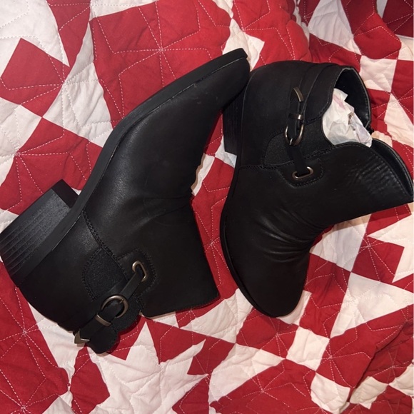 Black New Booties with Box - Picture 2 of 5